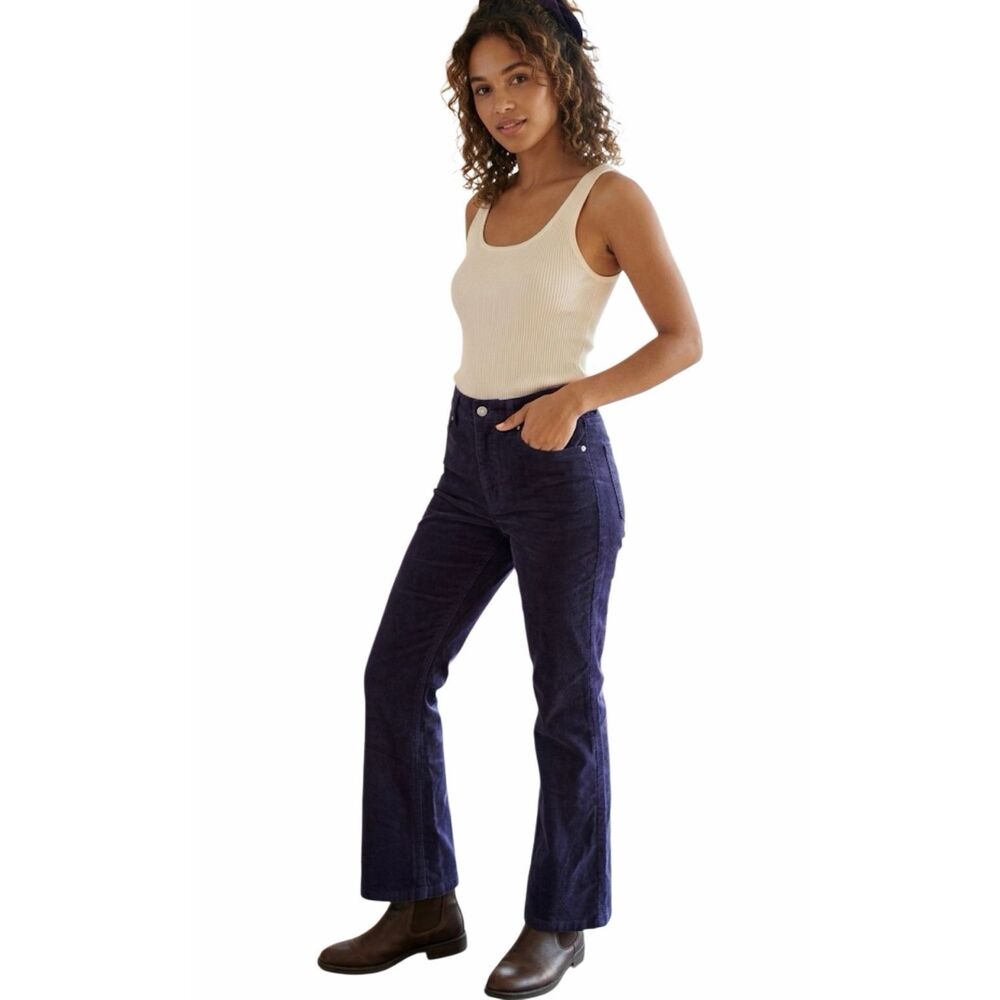 Vineyard Vines Navy Blue Corduroy Mid-Rise Pants sz 28